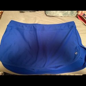 Blue tennis skirt